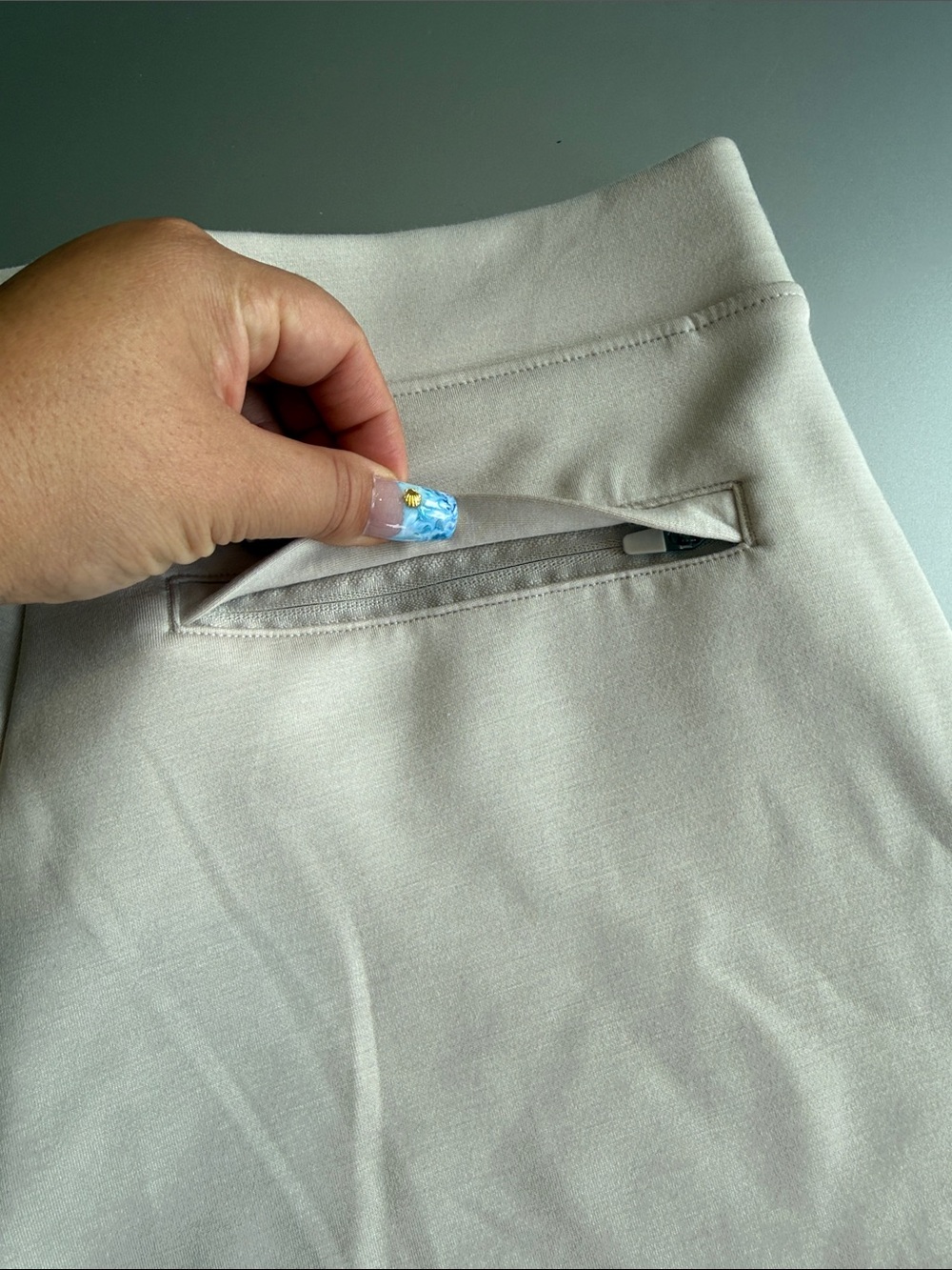 all in motion Tan Drawstring Athletic Lounge Shorts - Picture 5 of 9
